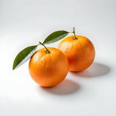 Fresh Juicy Orange with a Slice on a White Background &ndash; Citrus Fruit for Healthy Lifestyle and Refreshment