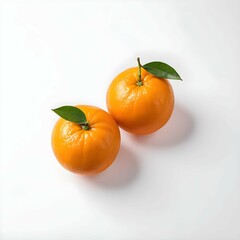 Fresh Juicy Orange with a Slice on a White Background &ndash; Citrus Fruit for Healthy Lifestyle and Refreshment