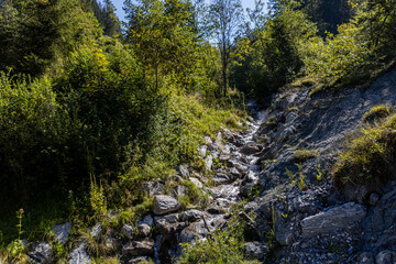 Tyrolean Gorge and Lichtensteinklamm Waterfall in the Austrian Alps