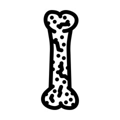 osteoporosis woman disease line icon vector. osteoporosis woman disease sign. isolated contour symbol black illustration