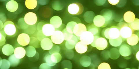 Fototapeta premium Abstract green bokeh background