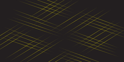 Abstract lines in black and white tone of many squares and rectangle shapes on white background. Straight line pattern on Black background. Random diagonal chaotic lines. Seamless pattern illustration