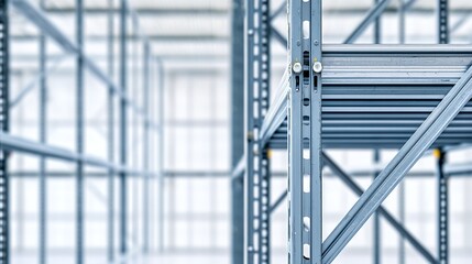 Steel Racking System in Modern Warehouse Facility