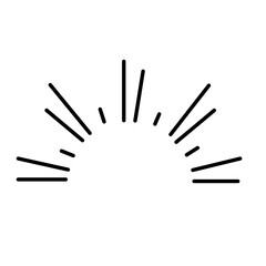 Doodle line sparkles and rays. Hand drawn explosions  sun bursts  confetti  decorative elements. Celebrating splash sketches. Comic book style.