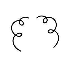 Doodle line sparkles and rays. Hand drawn explosions  sun bursts  confetti  decorative elements. Celebrating splash sketches. Comic book style.