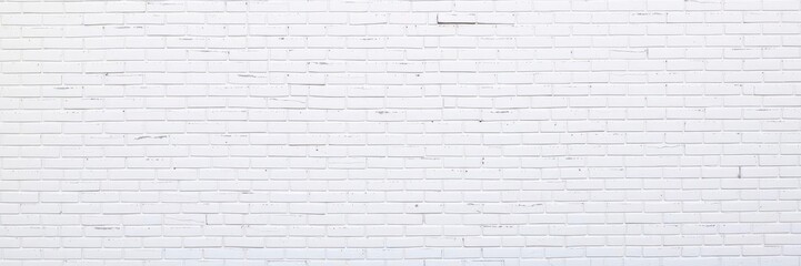 White brick wall background perfect for adding texture and depth to your designs, exterior, neutral, wall