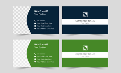 Modern & Elegant Business Card for Professionals. Premium Business Card AI Template. Easy-to-Edit Business Card Layout.