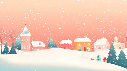 Celebrate Christmas festival decoration in december. Christmas celebration atmosphere. x mas backgroud with copyspace for text