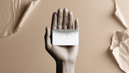 A Delicate Human Hand with Slender Fingers, Gently Reaching Out with Elegance and Grace, Capturing a Moment of Soft Movement and Tenderness in a Serene, Peaceful Setting