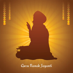 Gurpurab guru nanak jayanti festival of sikh celebration background