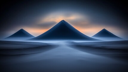 Dramatic Misty Mountains  Epic Sunrise  Cinematic Landscape  4K Wallpaper