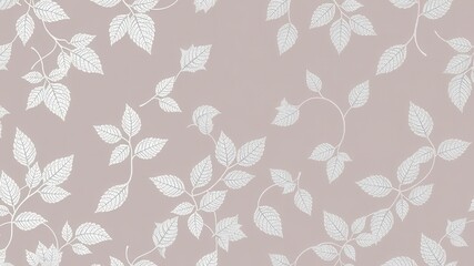 Elegant seamless silver lace leaves wallpaper pattern for home decor and interior design projects, lace pattern, interior