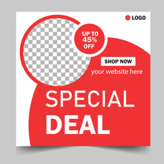 social media post sale banner set. big sale, super sale, fashion sale social media post banner template design.