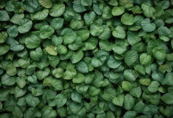 Green garden leaf texture for design projects, inspiration, botanical