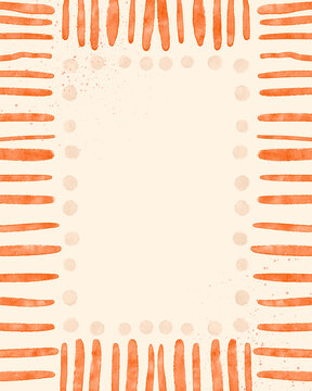 Lines and dots frame with copy space