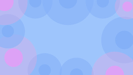 The background is blue with blue and pink circles.vector ilistration.