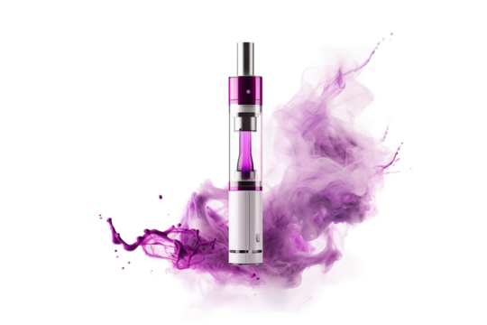 Compact Vaping Equipment Isolated on Transparent Background