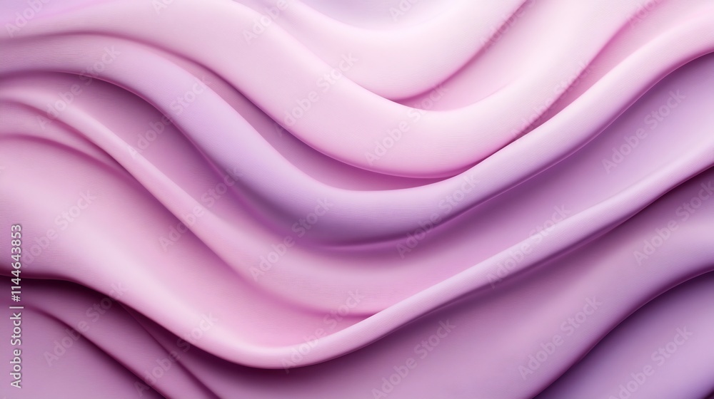 Aufkleber lavender gradient with smooth flowing curves and ample copy space for elegant and serene designs