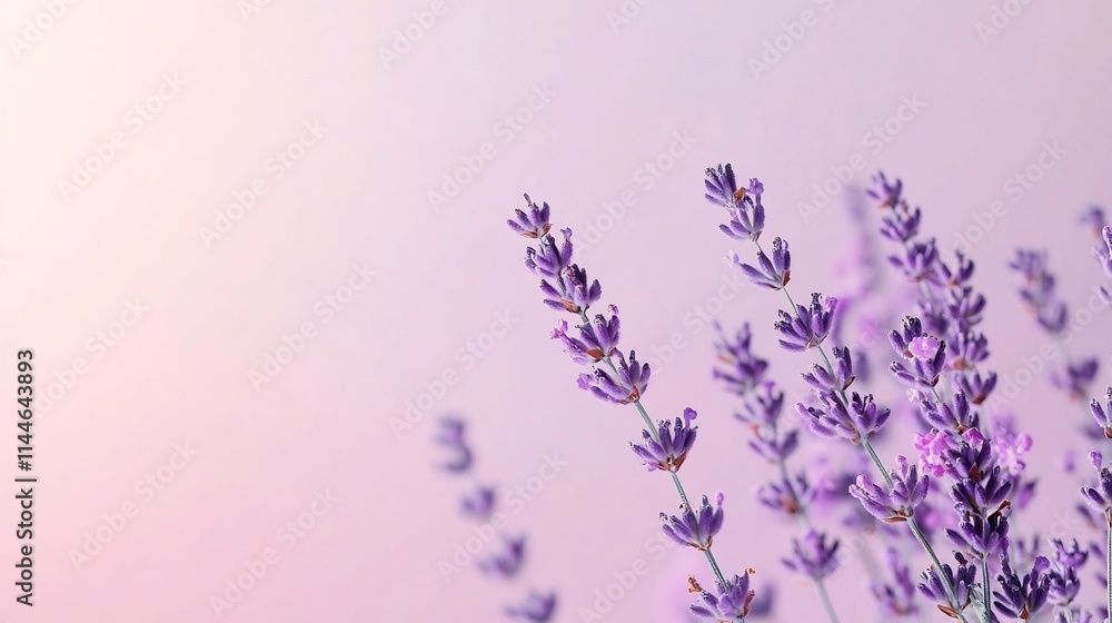 Aufkleber soft lavender gradient with smooth transitions and ample space for copy