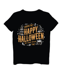 Happy halloween t shirt design