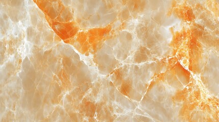 Abstract Orange And White Marble Texture Background