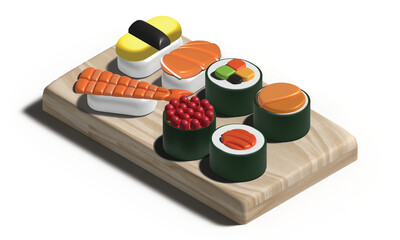 sushi with friends