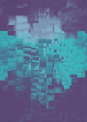 An abstract glitch art texture background image design.