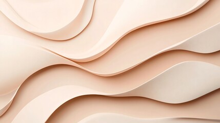 Faint Abstract Muted Tones Curves Lines Minimalist Background with Plenty of Text Space