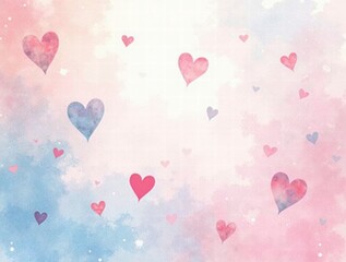 background with hearts