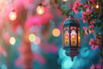 Jumma Mubarak on selective focus background. with arabic calligraphy translation  blessed friday