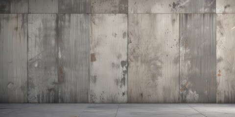 Abstract concrete wall; heavy texture, distressed, muted tones, grungy, urban aesthetic, imperfect, mottled, cool color palette, distressed, uneven, grunge