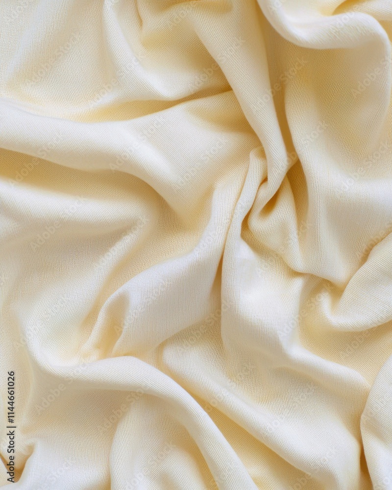 Poster macro shot of spandex fabric texture soft cream color textile indoor setting close-up view textile c