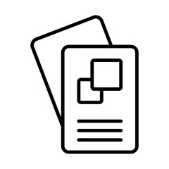Flashcards Icon Design