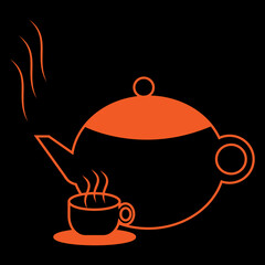 vector of Delicious delicious coffee makes you literate