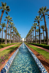 The park of the Arab League (le parc de la ligue arabe), Casablanca, Morocco