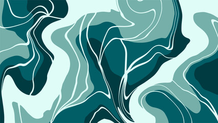 Blue Green Marble Abstract Background, Natural Texture Marble Style.