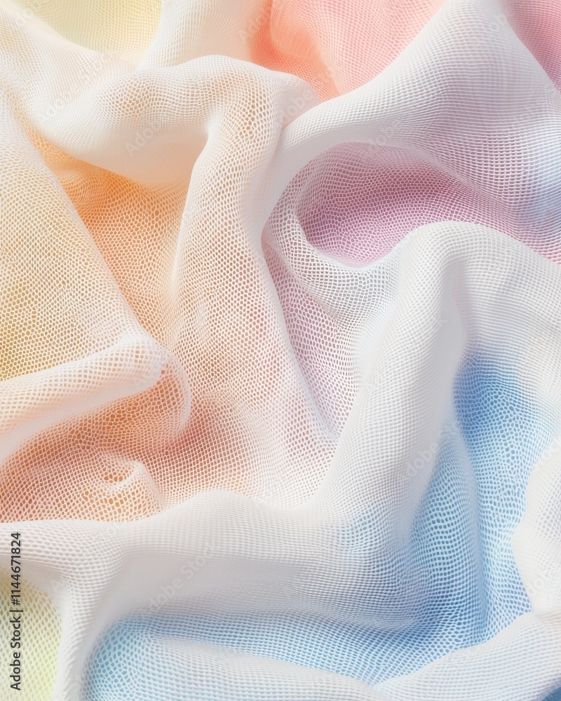 Poster artistic thermochromic textile texture studio abstract fabric colorful environment close-up view vis