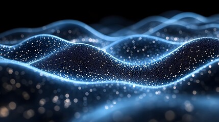 Monochromatic digital realm featuring minimalist forms subtle gradients