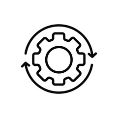 Workflow line style icon editable Stroke.