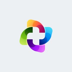 colorful abstract icon design
