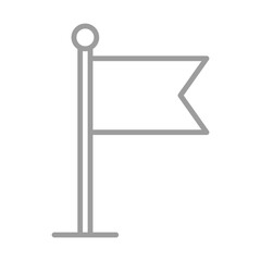Obraz premium School Flag Icon Design