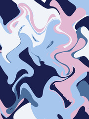 Pink blue abstract card. Vector design illustration for banner, poster.