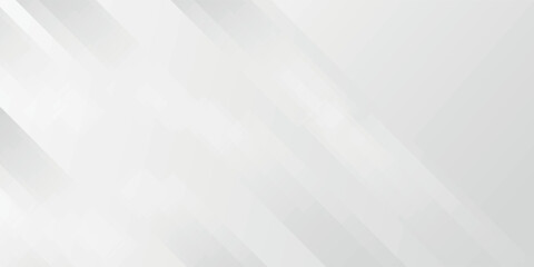White abstract background. Elegant gray diagonal shape elements. Modern luxury grey gradient graphic design. Eps10