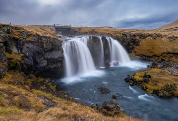 Iceland upper Confess waterfall