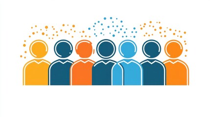Obraz premium HRM or Human Resource Management, manager icon which is among staff icons for human development recruitment leadership and customer target, resume, interview. generate by AI