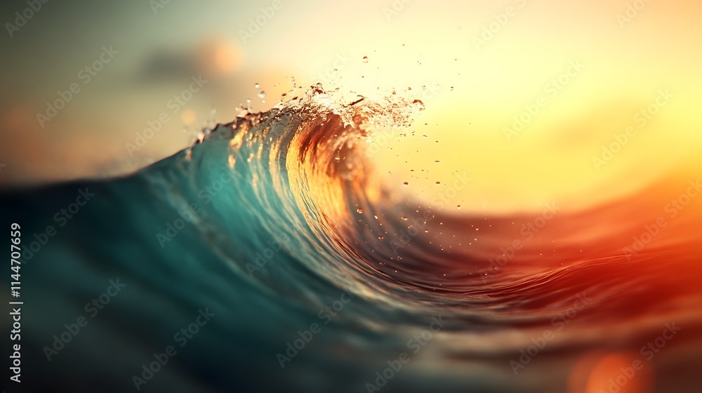 Poster mesmerizing aquatic fluid dynamics and light play in cinematic digital animation captivating visual 