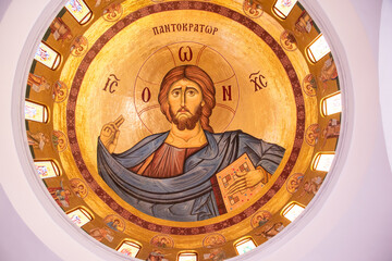 Obraz premium St. Barnabas Church, Nicosia – A serene symbol of Cypriot Christian heritage, honoring the island’s patron saint.