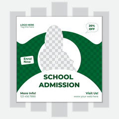 Back To School Social Media Post Template Psd