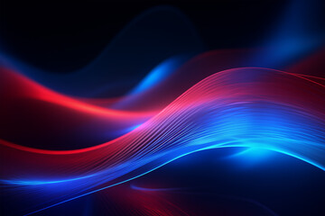 Naklejka premium Abstract Technology Flow with Motion Blur and Depth of Field