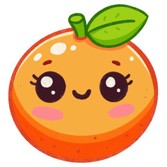 Cute Orange Character Illustration